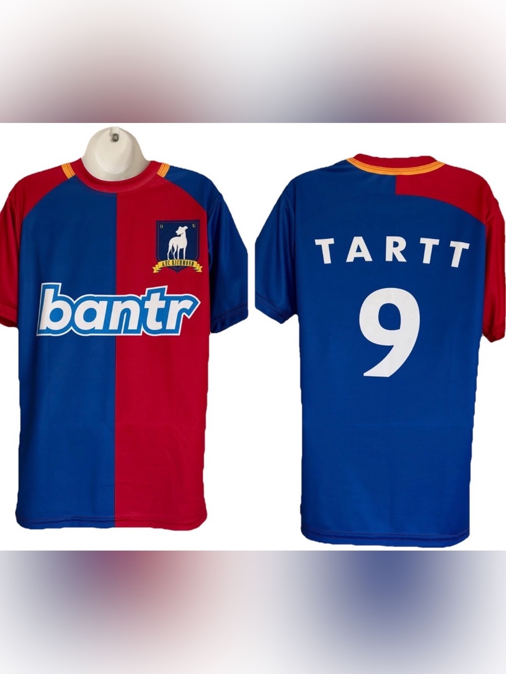 NEW Ted Lasso AFC Richmond 2023 Home Jersey #9 Tartt Men's S